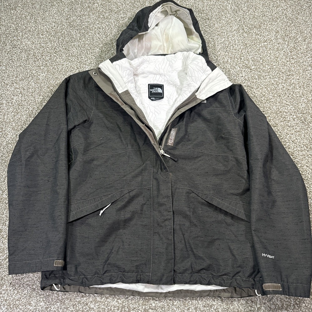 The North Face 3 In Hyvent Jacket TC3P Woven Chambray Size Medium Rare Colorway